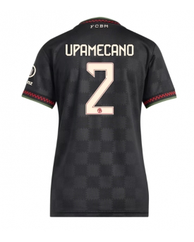 Billige Fotballdrakt Bayern Munich Dayot Upamecano #2 Replika Tredjedrakt Dame 2025-26 Kortermet Billige Fotballdrakt Bayern Munich Dayot Upamecano #2 Replika Tredjedrakt Dame 2025-26 Kortermet